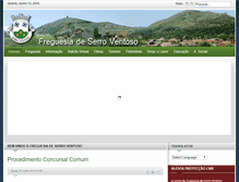 Tablet Screenshot of freguesia-serroventoso.pt